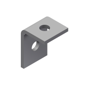 2 Hole 90Deg Channel Bracket S/S 50x47mm  P1026