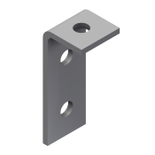 3 Hole 90Deg Channel Bracket S/Steel 95x49mm