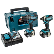 Makita 18V Twin Pack inc Batteries + Charger DLX2131TJ