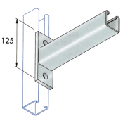 Unistrut Cantilever Arm Single Deep Plain 150mm - HDG