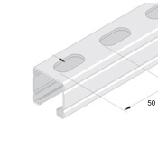 41x41mm Unistrut Light Gauge Deep Slotted Channel 6m - PG
