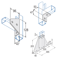 Unistrut Channel Bracketry