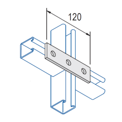 Unistrut Channel Flat Fitting Bracketry
