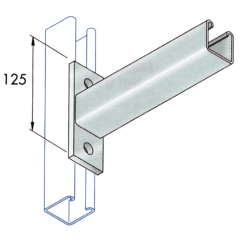 Unistrut Channel Cantilever Arms