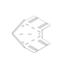Light Duty Cable Tray Flat Bends - Pre Galvanised