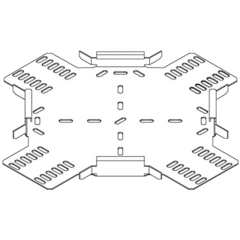 Medium Duty Cable Tray Equal Crosses - PG