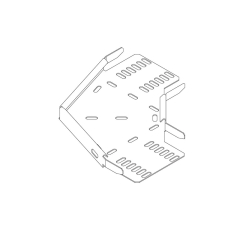 Medium Duty Cable Tray Bends - HDG