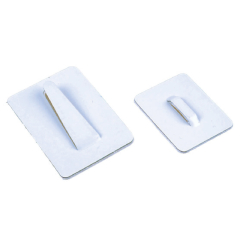 Self Adhesive Clips White