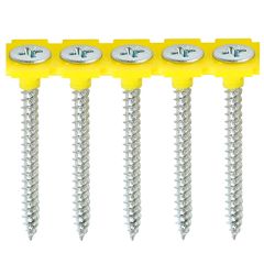 Phillips Bugle Head - Fine Thread Collated Drywall Screws(Zinc)