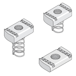 Unistrut Channel Nuts - Zinc Plated