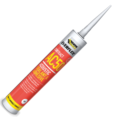 C4 White Acoustic Sealant & Adhesive AC50