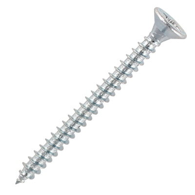4.0X50mm 8x2 CSK BZP Solo Woodscrews
