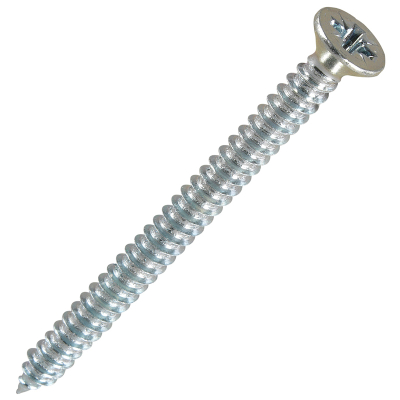 8x1 1/2Inch CSK BZP S/Tap Screws