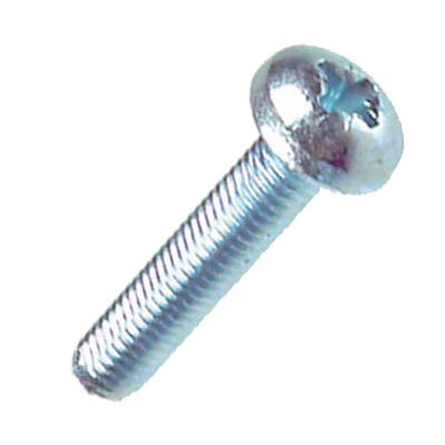 M6x40mm Pan Pozi BZP Machine Screws
