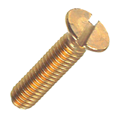 M5x25mm CSK SLT Brass Machine Screws
