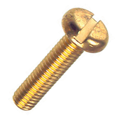 M5x50mm Pan SLT Brass Machine Screws