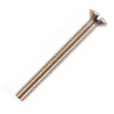 M3.5x12mm Raised CSK Nickel Machine Screws