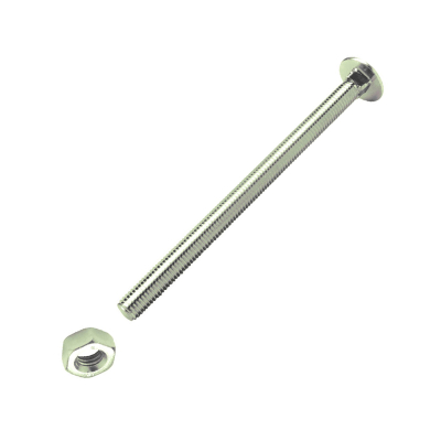 M10x100mm BZP Cup Square Hex Bolts & Nuts