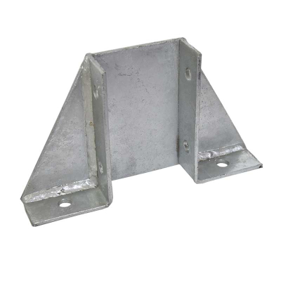 10 Hole Double Gussetted Plate HDG 203x305mm