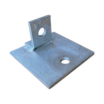 Single Channel Base Plate 100 x 100 HDG -