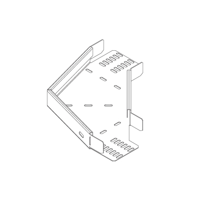 150mm HD Cable Tray 90 Bend PG Heavy Duty TUHB150/90PG