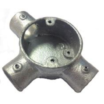 20mm Conduit Tee Box HDG