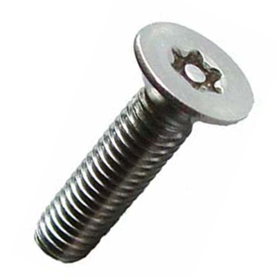 M10x60mm CSK S/S A2 6 Lobe Pin Security Machine Screws 2 Way