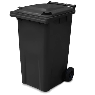 240ltr Wheelie Bin w/Lid Dark Grey