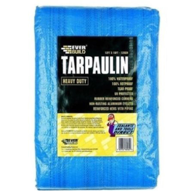 7.0x9.0m Blue Woven Tarpaulin