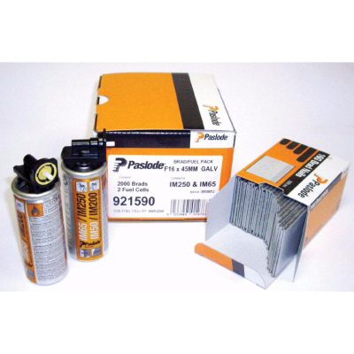 F16x16 Electro Galv Straight IM65 Brad Nails 921585 2000PK