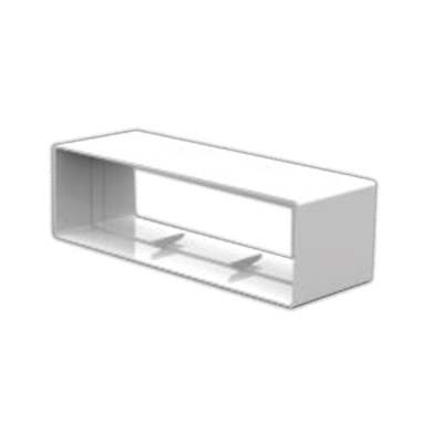 204x60mm Straight Connector Plastic Duct Joiner