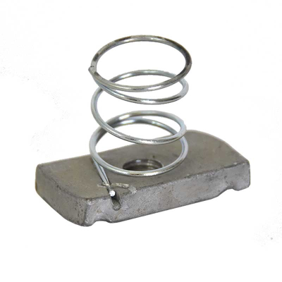 M6 Short Spring Channel Nuts HDG