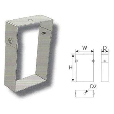 150x100mm Trunking Hanger Suspension - Galv