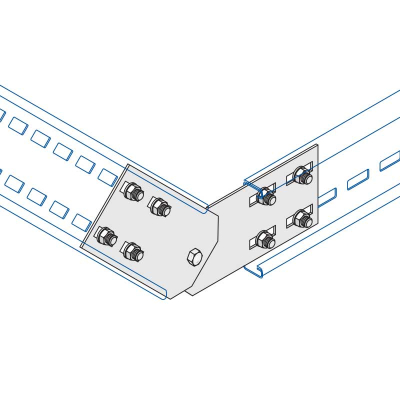 150mm Adjustable Vert Couplers Unistrut U15 Cable Ladder HDG