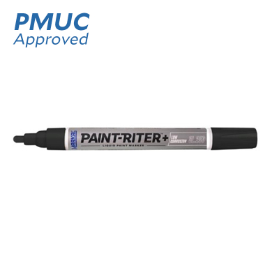 PMUC Markal Marker - Black Paint Riter+ Low Corrosion