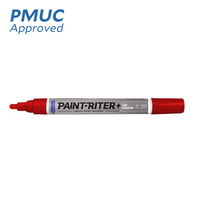 PMUC Markal Marker - Red Paint Riter+ Low Corrosion