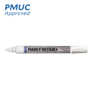 PMUC Markal Marker - White Paint Riter+ Low Corrosion