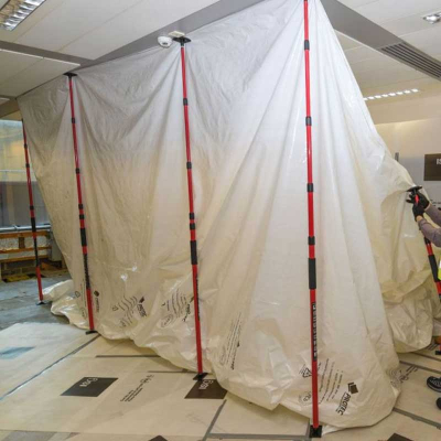 1.6-2.9m Telescopic Screen Prop Temporary Protection 2PK