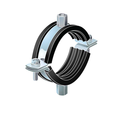 60-64mm Double Boss Insulated Pipe Clamps M8/M10 Dual Thread