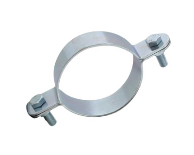 240mm Split Band Clamp DIN Pipe Clip (40x5 M12) BZP