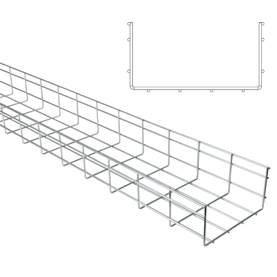 Marco 106 x 500mm Standard Cable Basket Wire Tray EZ 3mtr