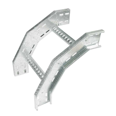 100mm 90 O/Riser 750 x 300mm Unistrut U10 Cable Ladder HDG