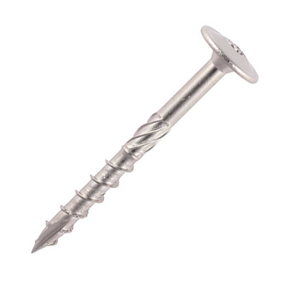 8.0x80mm Wafer H/D Screws For Timber A2 S/S